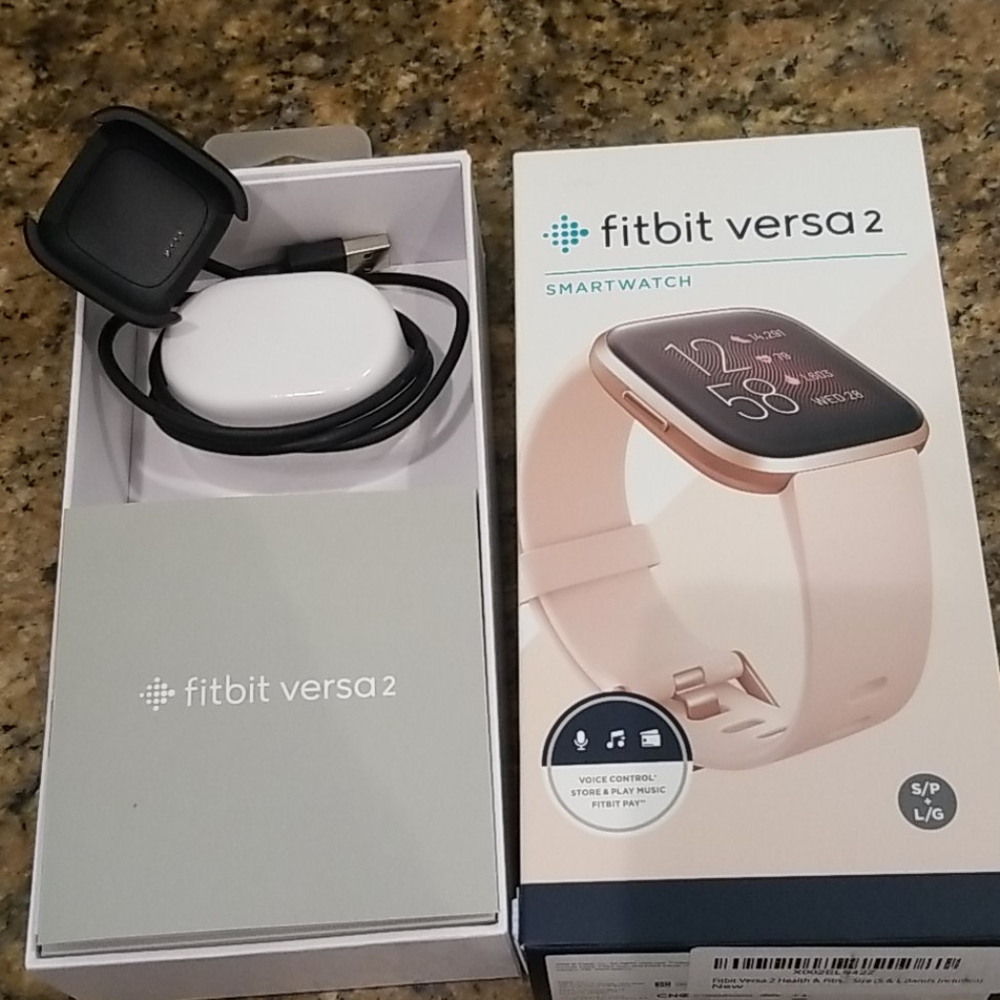 SOLD!! Like New Fitbit Versa 2 Smartwatch - SZ S/L - Picture 2 of 10